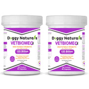 Vetbiome Plus Probiotics for Pet - 120 Billion CFUs ( 40 Capsules ) Made in U.S.A - NO Refrigeration Required !!